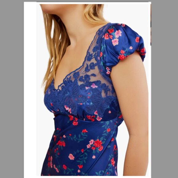 NWT Free People Butterfly Babe Maxi Dress (L) - Picture 3 of 14